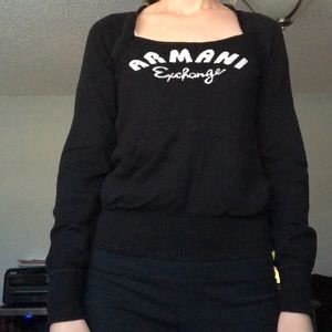 A|X Armani exchange Black Sweater